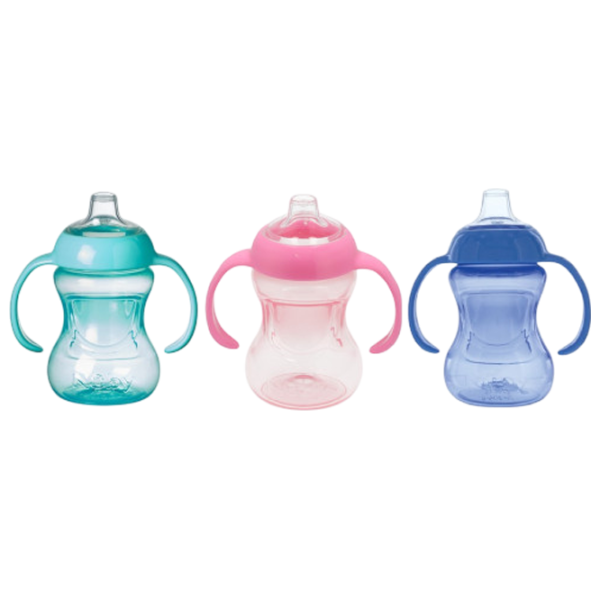 Sticluță Nuby NV04033 0.15l 4 luni / Plastic / Multicolor photo 1
