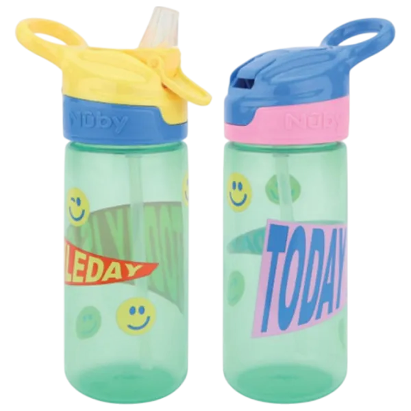 Sticluță Nuby NV04038 0.54l 4 ani / Plastic / Green photo 1
