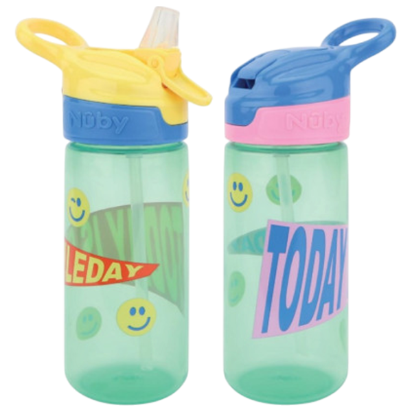 Sticluță Nuby NV04038 0.54l 4 ani / Plastic / Green photo 1