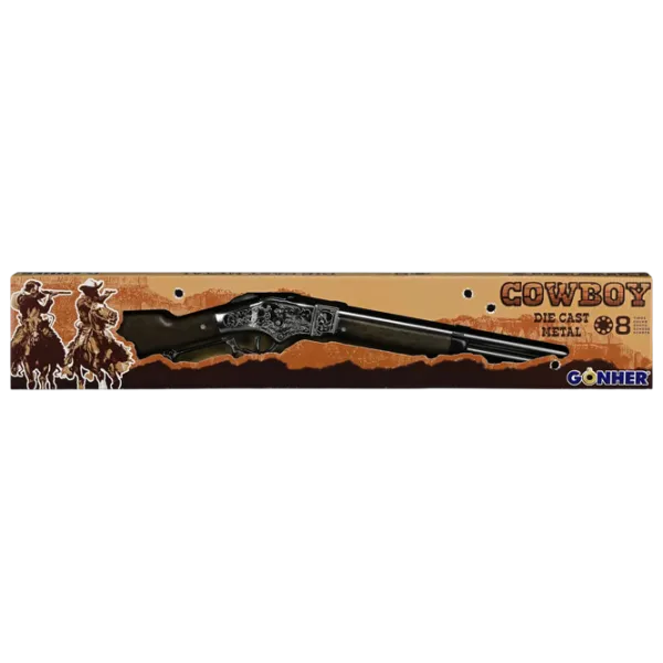 Pistol de jucărie Gonher Cowboy 99/0 3+ / glonte / Brown photo 5