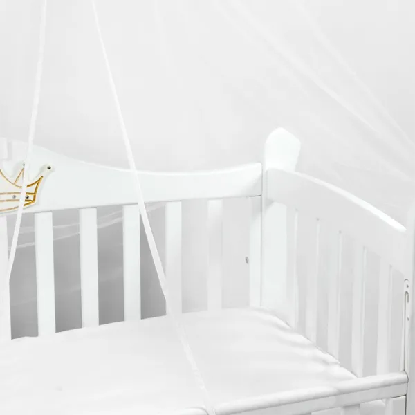Baldachin pentru pătuț Jollein Elegance Grey / Bumbac photo 2