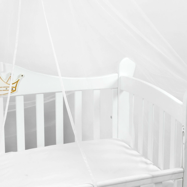 Baldachin pentru pătuț Jollein Elegance Grey / Bumbac photo 2
