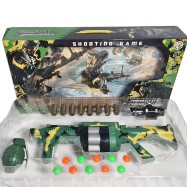 Игрушечный пистолет Optmarket 201299264  3+ / шариков / Зеленый photo 2 Игрушечный пистолет Optmarket 201299264  3+ / шариков / Зеленый photo 2