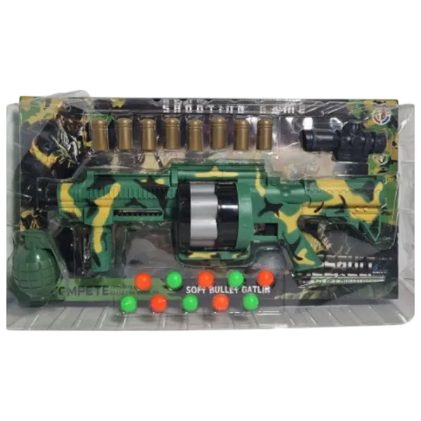 Игрушечный пистолет Optmarket 201299264  3+ / шариков / Зеленый photo 3 Игрушечный пистолет Optmarket 201299264  3+ / шариков / Зеленый photo 3