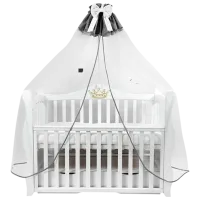 Балдахин для кроватки PernaMea Perne Серый / Хлопок