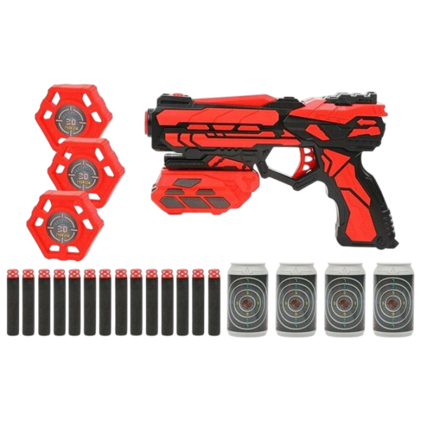 Бластер ChiToys Soft Bullet Gun FJ901 6+ / Стрел / Красный photo 2 Бластер ChiToys Soft Bullet Gun FJ901 6+ / Стрел / Красный photo 2