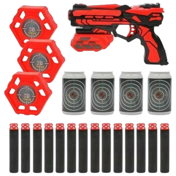 Бластер ChiToys Soft Bullet Gun FJ901 6+ / Стрел / Красный photo 3 Бластер ChiToys Soft Bullet Gun FJ901 6+ / Стрел / Красный photo 3