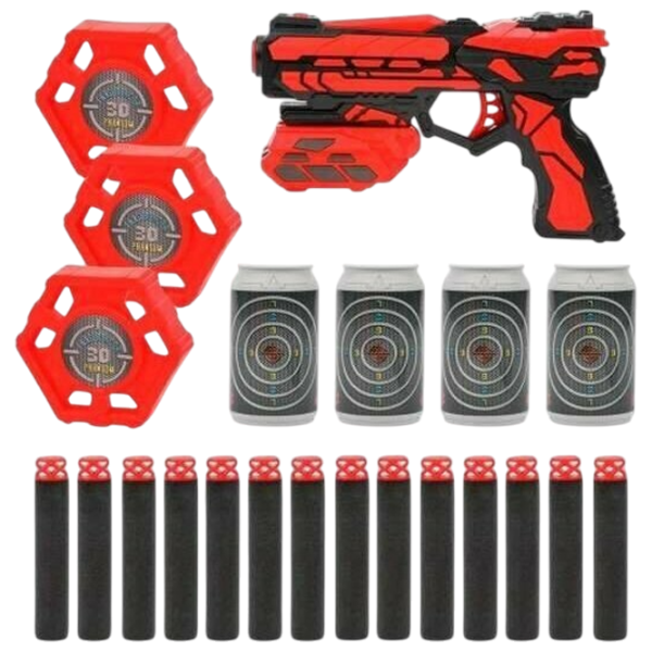 Бластер ChiToys Soft Bullet Gun FJ901 6+ / Стрел / Красный photo 3 Бластер ChiToys Soft Bullet Gun FJ901 6+ / Стрел / Красный photo 3