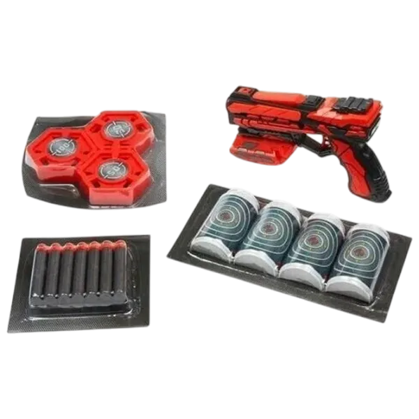 Бластер ChiToys Soft Bullet Gun FJ901 6+ / Стрел / Красный photo 4 Бластер ChiToys Soft Bullet Gun FJ901 6+ / Стрел / Красный photo 4