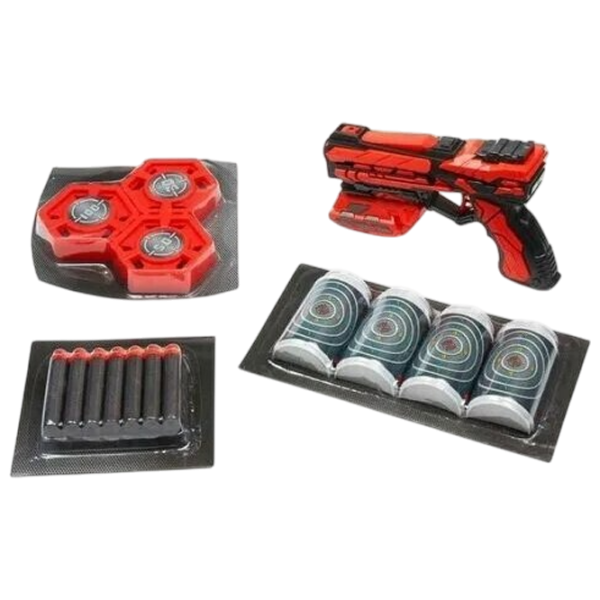 Бластер ChiToys Soft Bullet Gun FJ901 6+ / Стрел / Красный photo 4 Бластер ChiToys Soft Bullet Gun FJ901 6+ / Стрел / Красный photo 4