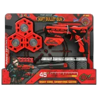 Бластер ChiToys Soft Bullet Gun FJ901 6+ / Стрел / Красный photo 6