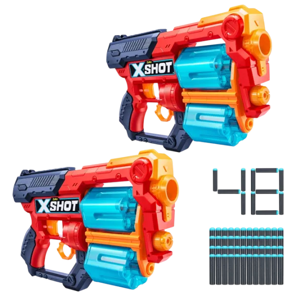 Blaster Zuru X-Shot Excel Xcess 36438 8+ / Săgeți / Red photo 1 Blaster Zuru X-Shot Excel Xcess 36438 8+ / Săgeți / Red photo 1