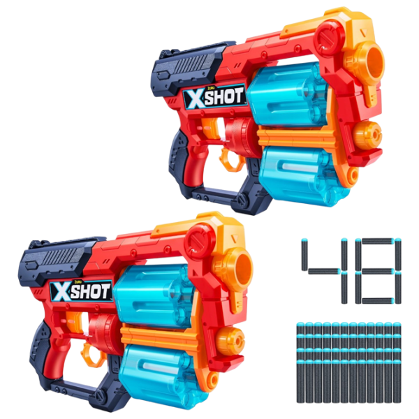 Blaster Zuru X-Shot Excel Xcess 36438 8+ / Săgeți / Red photo 1 Blaster Zuru X-Shot Excel Xcess 36438 8+ / Săgeți / Red photo 1