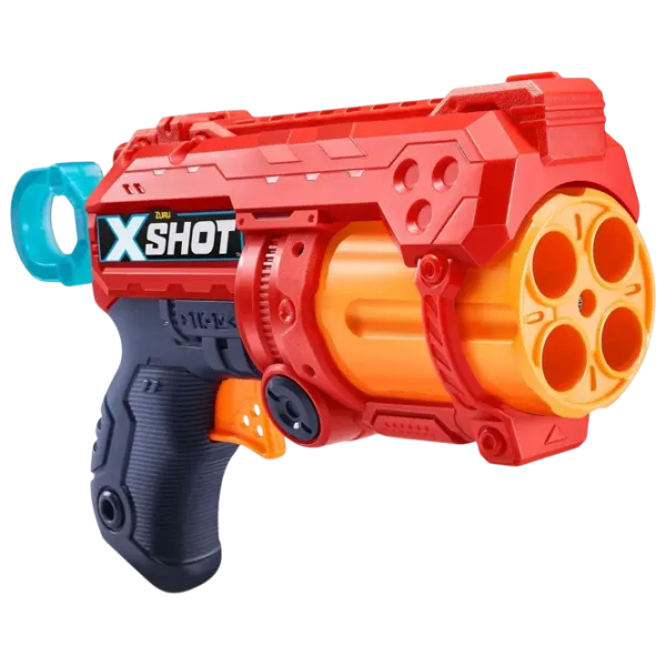 Blaster Zuru X-shot Fury 4 36377 8+ / Săgeți / Red photo 1 Blaster Zuru X-shot Fury 4 36377 8+ / Săgeți / Red photo 1