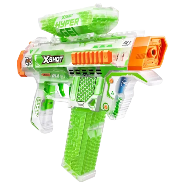 Бластер Zuru X-shot Glow Hyper Gel 36782 14+ / Гелевые шарики / Зеленый photo 1 Бластер Zuru X-shot Glow Hyper Gel 36782 14+ / Гелевые шарики / Зеленый photo 1