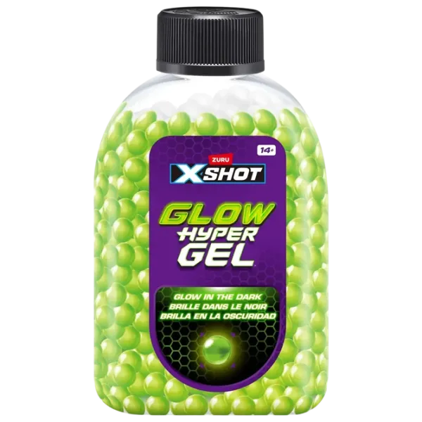 Бластер Zuru X-shot Glow Hyper Gel 36782 14+ / Гелевые шарики / Зеленый photo 5 Бластер Zuru X-shot Glow Hyper Gel 36782 14+ / Гелевые шарики / Зеленый photo 5