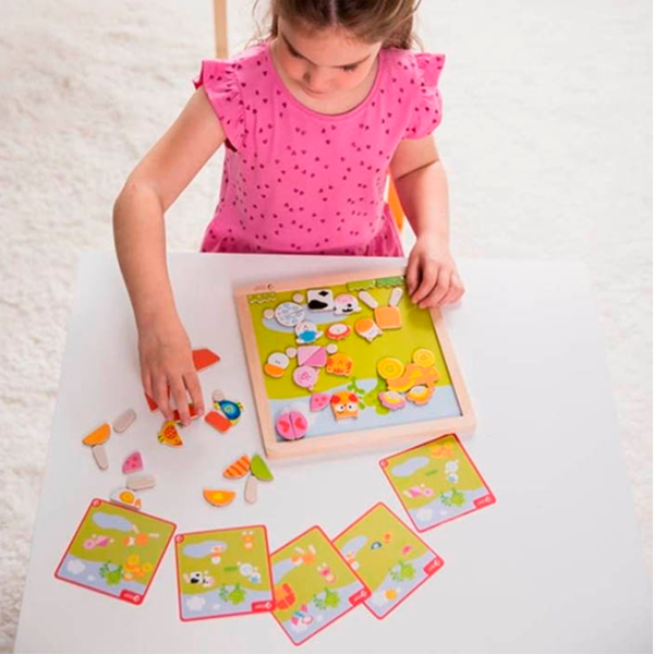 Развивающий набор Classic World Farm Magnetic Activity Box 3534 3+ / Разноцветный Розовый photo 3