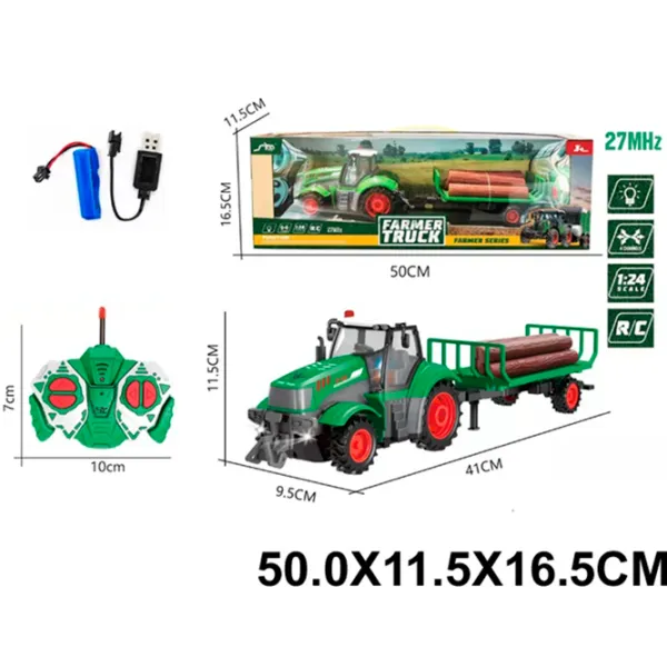 Tractor ChiToys 26974   / 2.7 GHz / Red Green photo 2