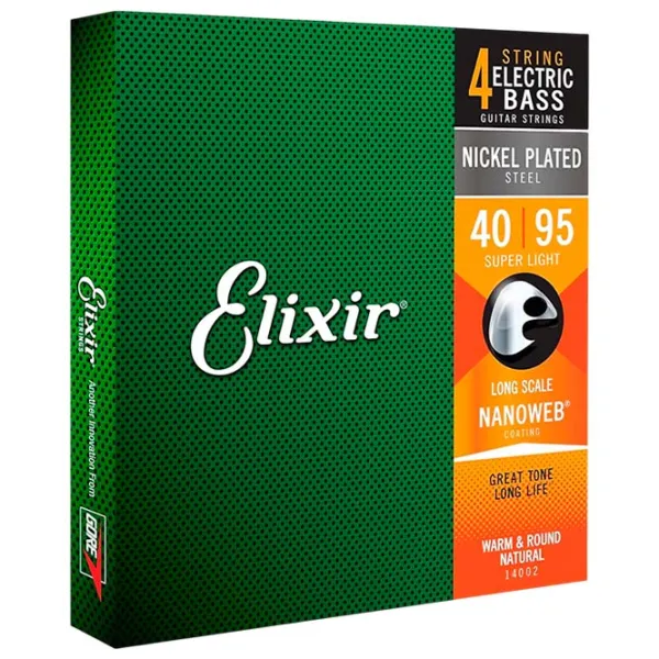 Струны Elixir Nanoweb  Зеленый / Никель photo 1