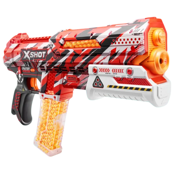 Blaster Zuru X-shot Hyper Gel Small 36622 6+ / bile / Red photo 1 Blaster Zuru X-shot Hyper Gel Small 36622 6+ / bile / Red photo 1