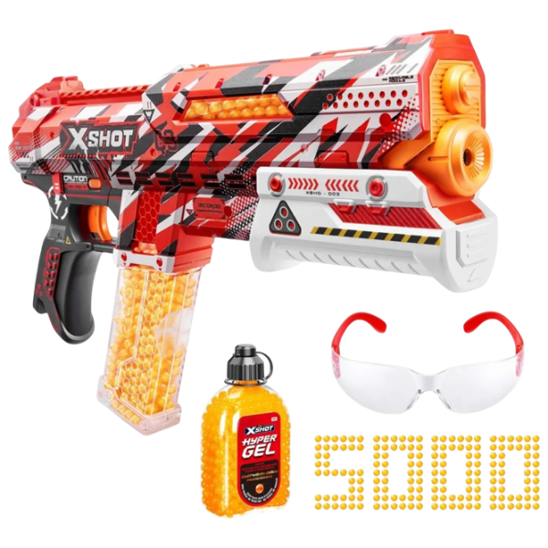 Blaster Zuru X-shot Hyper Gel Small 36622 6+ / bile / Red photo 2 Blaster Zuru X-shot Hyper Gel Small 36622 6+ / bile / Red photo 2