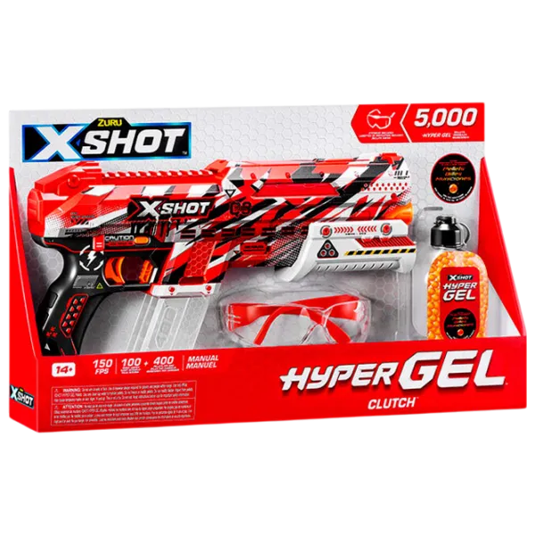 Blaster Zuru X-shot Hyper Gel Small 36622 6+ / bile / Red photo 3 Blaster Zuru X-shot Hyper Gel Small 36622 6+ / bile / Red photo 3