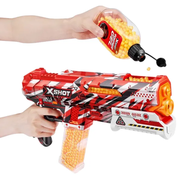Blaster Zuru X-shot Hyper Gel Small 36622 6+ / bile / Red photo 6 Blaster Zuru X-shot Hyper Gel Small 36622 6+ / bile / Red photo 6