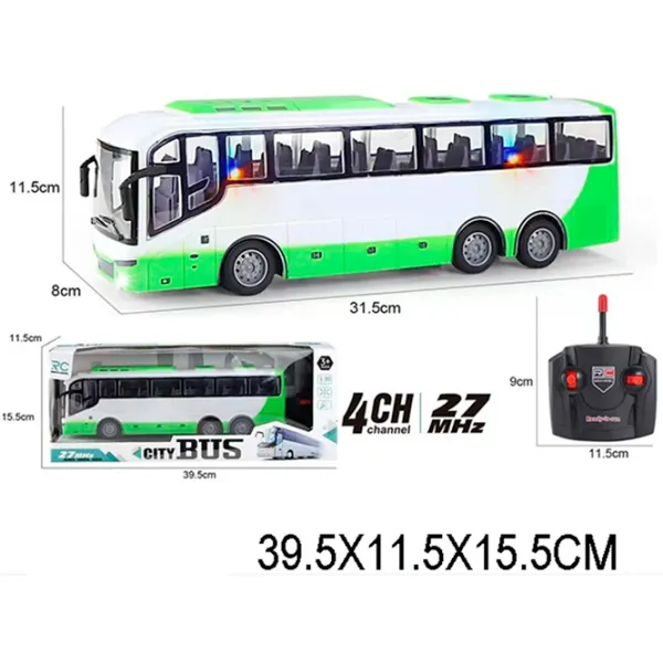 Autobuz ChiToys 87829   / / Green White photo 2