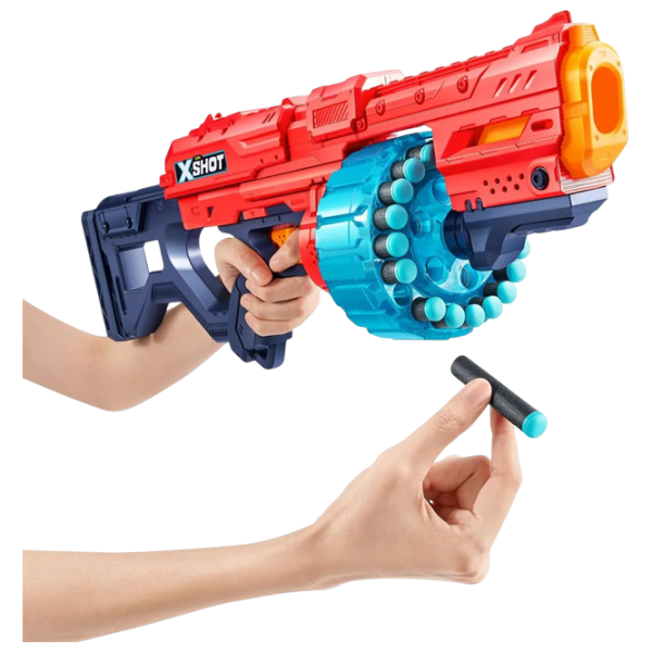 Бластер Zuru X-shot Max Havoc 36446 8+ / Стрел / Красный photo 2 Бластер Zuru X-shot Max Havoc 36446 8+ / Стрел / Красный photo 2