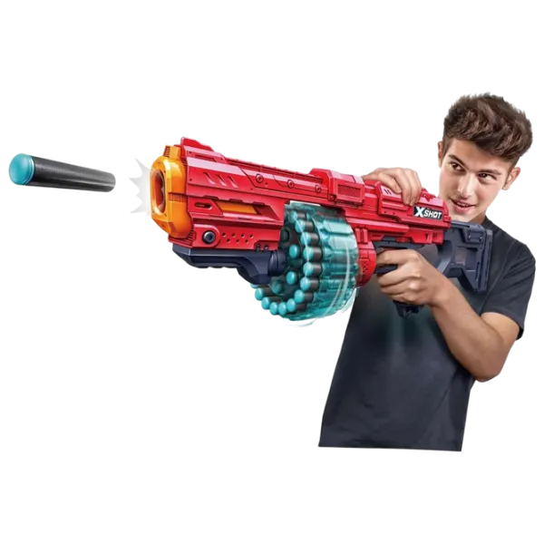 Бластер Zuru X-shot Max Havoc 36446 8+ / Стрел / Красный photo 5 Бластер Zuru X-shot Max Havoc 36446 8+ / Стрел / Красный photo 5
