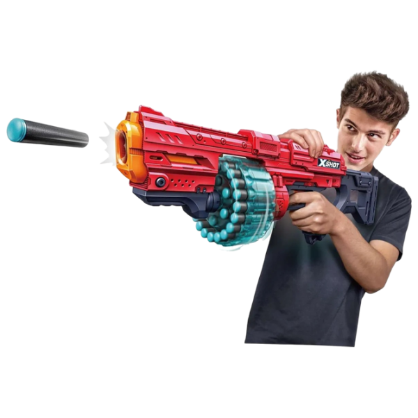 Бластер Zuru X-shot Max Havoc 36446 8+ / Стрел / Красный photo 5 Бластер Zuru X-shot Max Havoc 36446 8+ / Стрел / Красный photo 5
