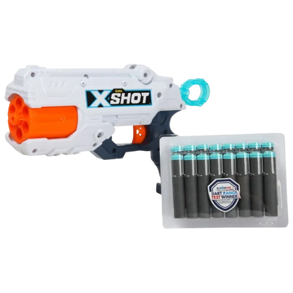 Blaster Zuru X-shot Excel Reflex 6 36433 8+ / Săgeți / White photo 6