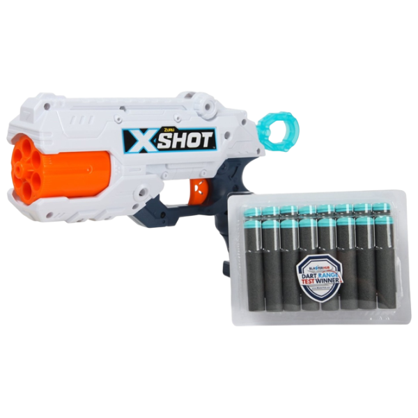 Blaster Zuru X-shot Excel Reflex 6 36433 8+ / Săgeți / White photo 6