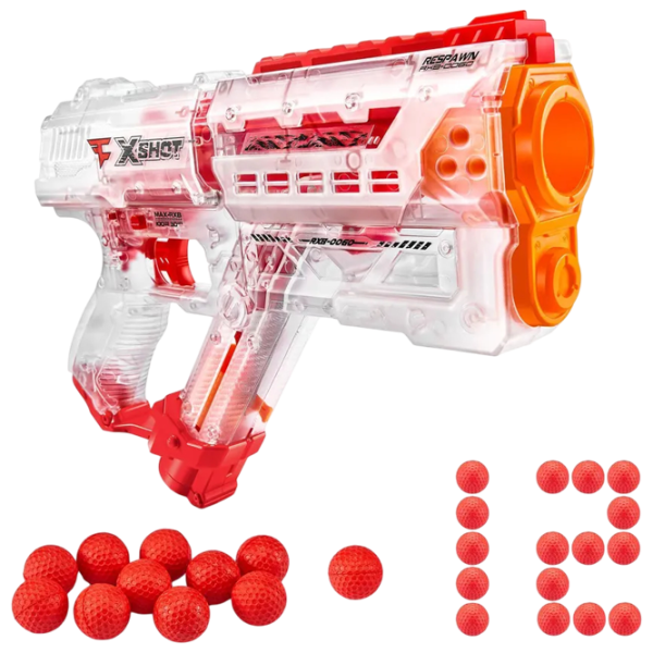 Blaster Zuru X-shot Respawn 36499 14+ / Săgeți / Red photo 6