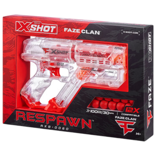 Blaster Zuru X-shot Respawn 36499 14+ / Săgeți / Red photo 7