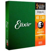 Струны Elixir Nanoweb  Зеленый / Cталь