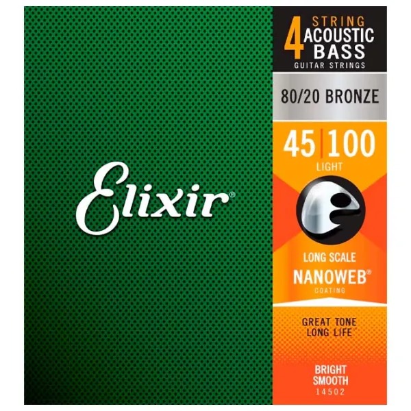 Струны Elixir Nanoweb  Зеленый / Бронза photo 1