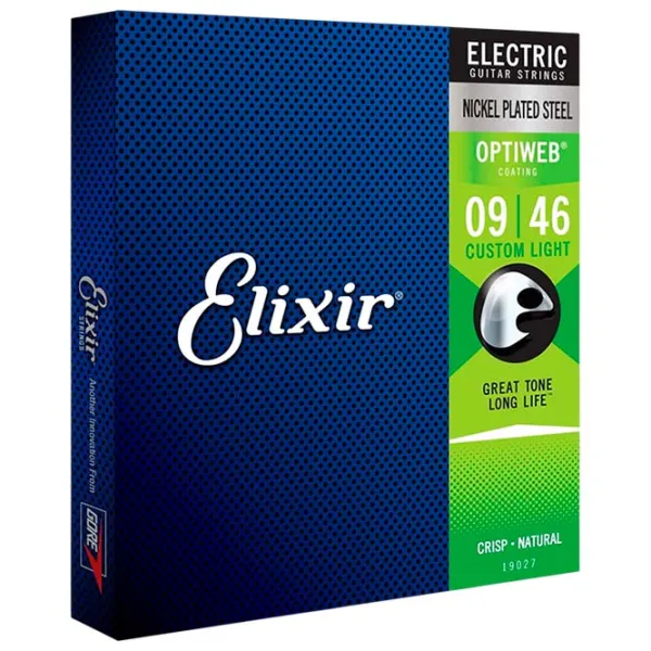 Струны Elixir Optiweb  Синий / Никель photo 1