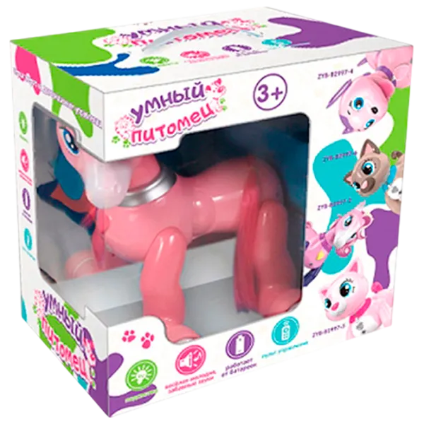 Интерактивная игрушка Zhorya Smart Pet Pony ZYB-B2997-1 3+ / Разноцветный Розовый photo 1