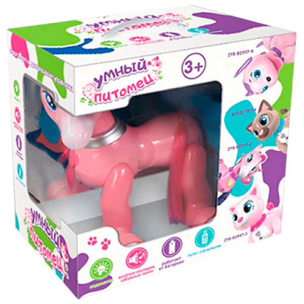 Интерактивная игрушка Zhorya Smart Pet Pony ZYB-B2997-1 3+ / Разноцветный Розовый photo 1