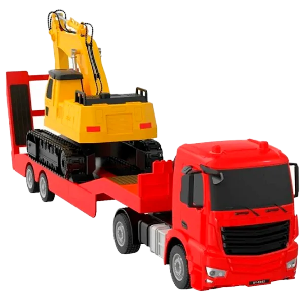 Camion Double E MB Arocs E663-003 3 km/h / / Yellow Red photo 1