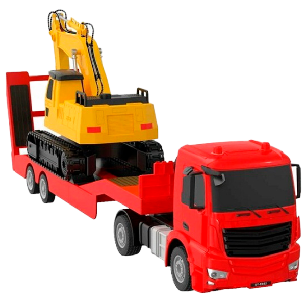 Camion Double E MB Arocs E663-003 3 km/h / / Yellow Red photo 1