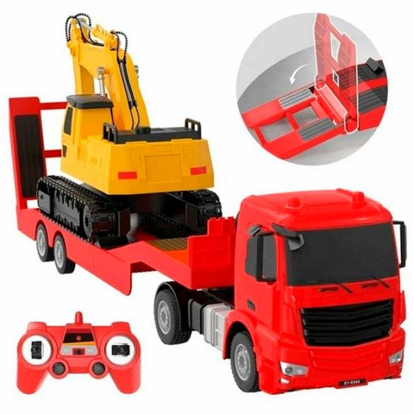 Camion Double E MB Arocs E663-003 3 km/h / / Yellow Red photo 2