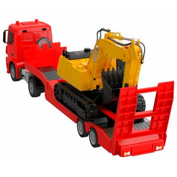 Camion Double E MB Arocs E663-003 3 km/h / / Yellow Red photo 4