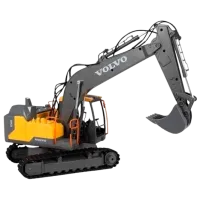 Excavator Double E Eagle Volvo E663-003 3 km/h / / Yellow Gray photo 2