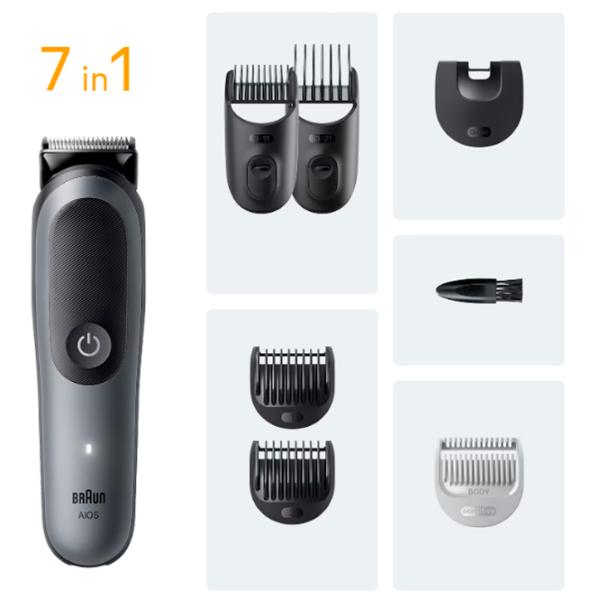 Машинка для стрижки Braun AIO5520 Серый photo 6
