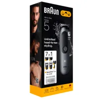 Aparat de tuns Braun AIO5520 Gray photo 7