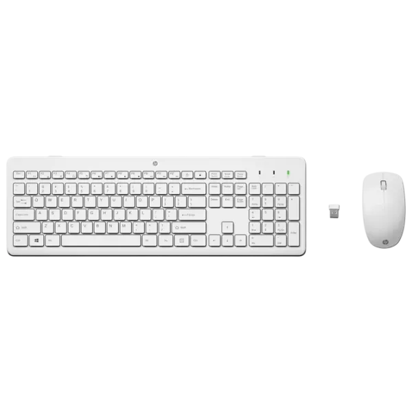 Клавиатура и Мышь HP 230 Беспроводные / Белый photo 1
