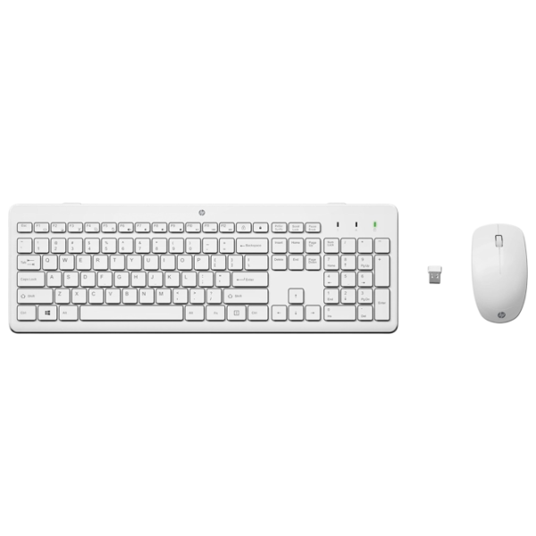 Клавиатура и Мышь HP 230 Беспроводные / Белый photo 1