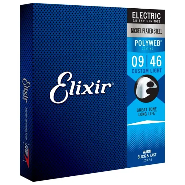 Струны Elixir Polyweb  Синий / Никель photo 1